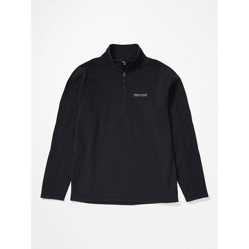 Marmot Rocklin Jackets - Mens Fleece Black CA9534681 Canada